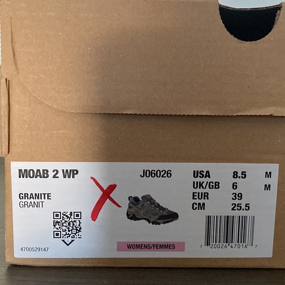 Womens Merrell Moab 2 Waterproof Hikers, 8.5M - Picture 16 of 16